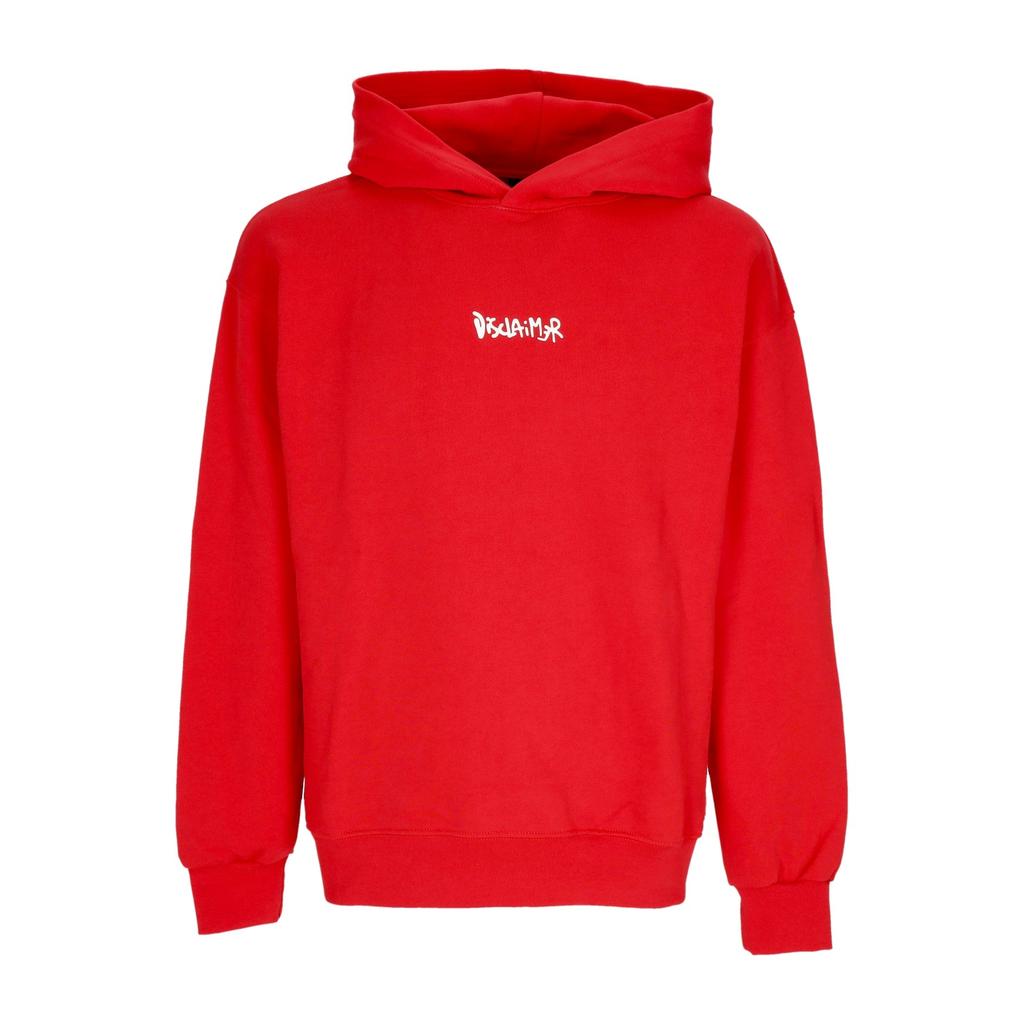 Disclaimer Men's Lightweight Hooded Sweatshirt Over The Sunset Logo Hoodie Red