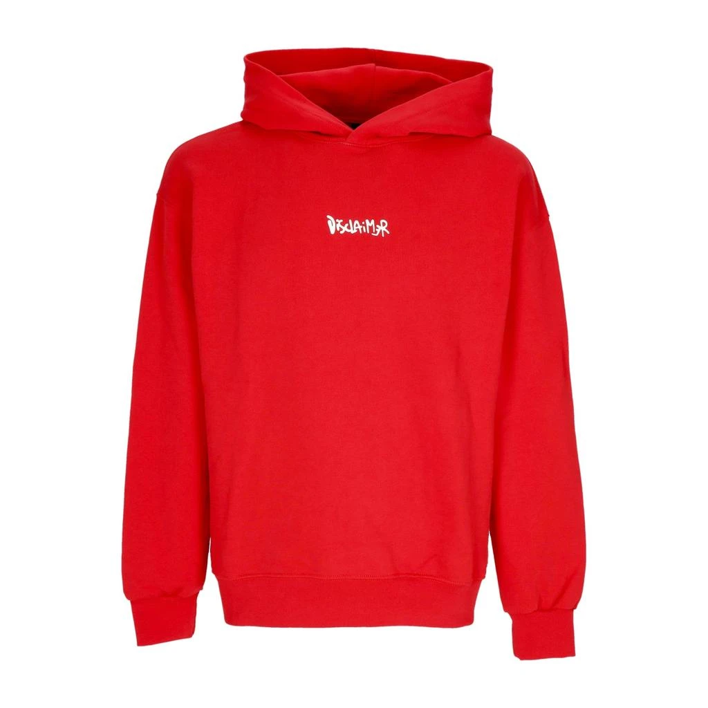 Disclaimer Men's Lightweight Hooded Sweatshirt Over The Sunset Logo Hoodie Red 1