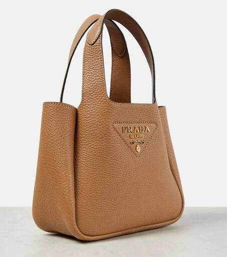 Prada Mini leather tote bag 6