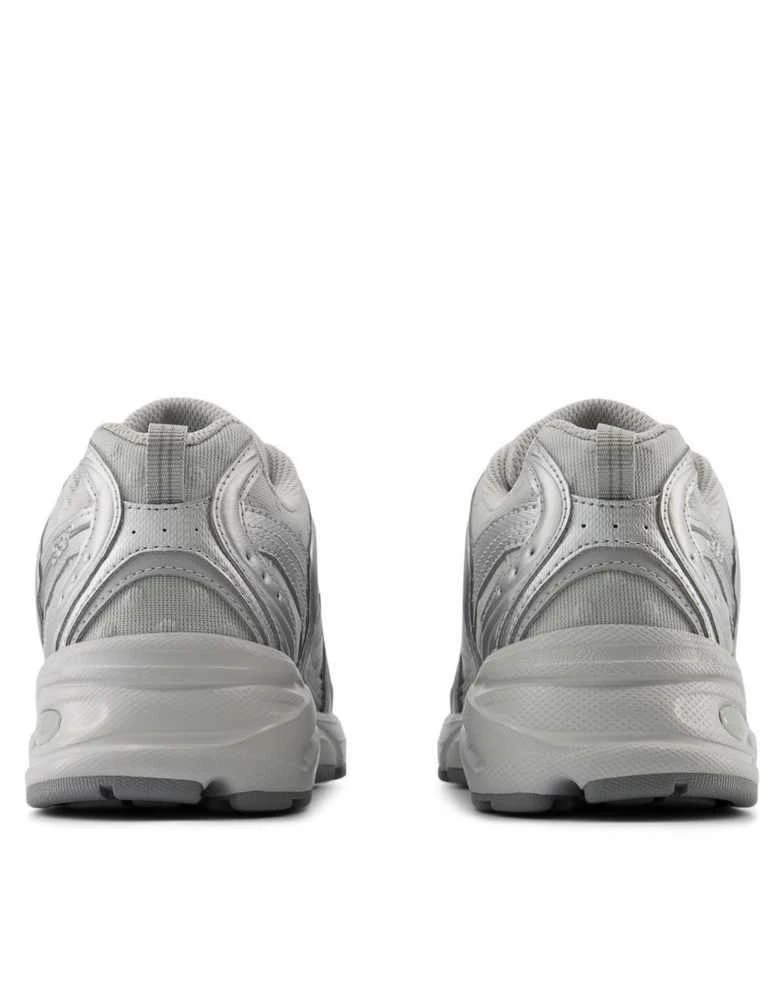 New Balance New Balance 530 trainers with polka dot detail in silver grey 3