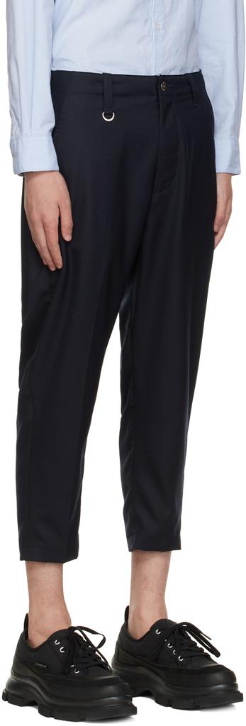 Uniform Experiment Navy D-Ring Trousers