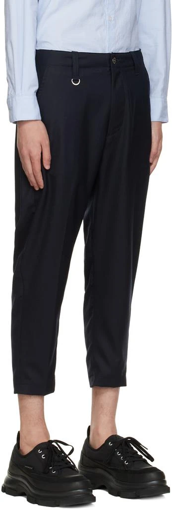 Uniform Experiment Navy D-Ring Trousers 2