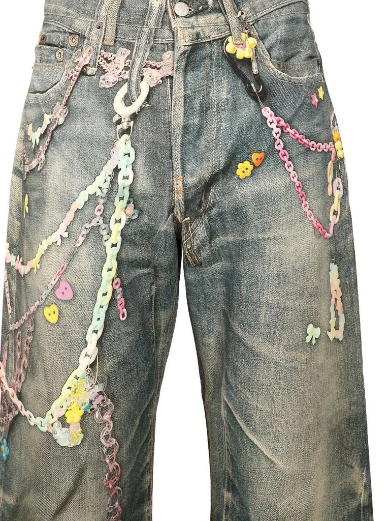 Acne Studios Acne Studios 1981M Distressed Baggy Fit Jeans 4