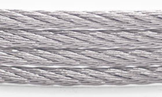 ALOR Stainless Steel 4-Row Twisted Cable Bracelet