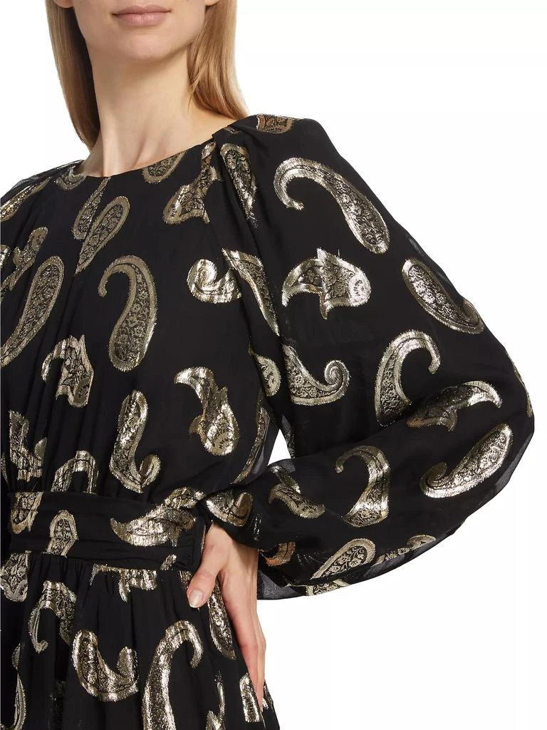 Tahari The Audrey Paisley Midi-Dress 6