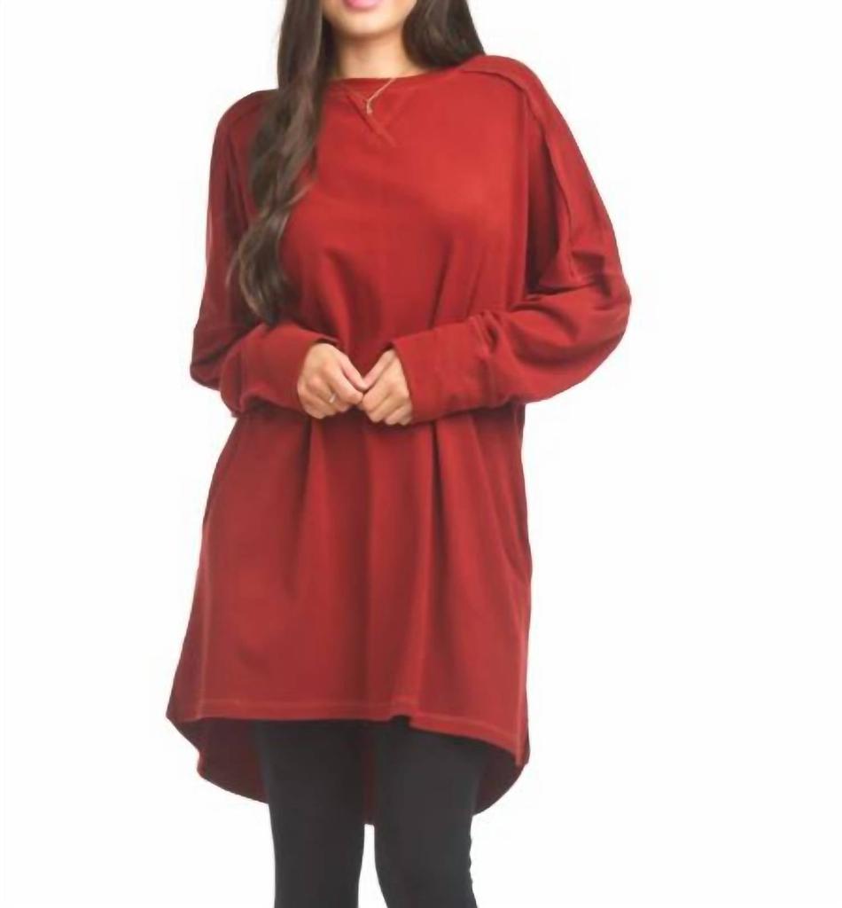 Papillon Papillon - Brushed Super Soft Extended Sleeve Dress