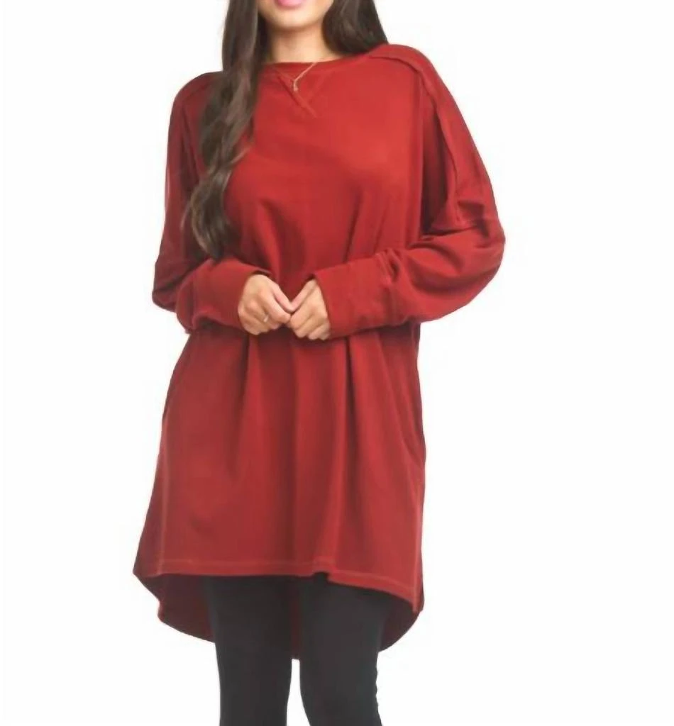 Papillon Papillon - Brushed Super Soft Extended Sleeve Dress 2
