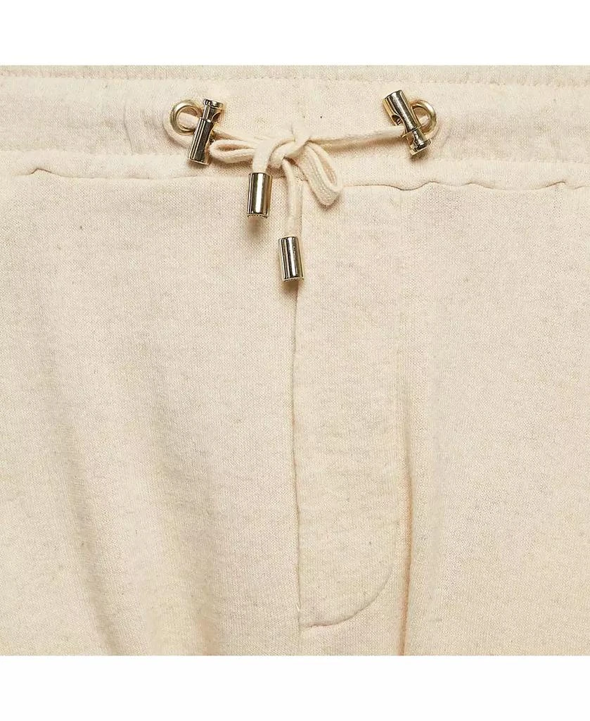 Pre-Owned Balmain Men's Cream Cotton Paneled Knit Jogger Pants 4