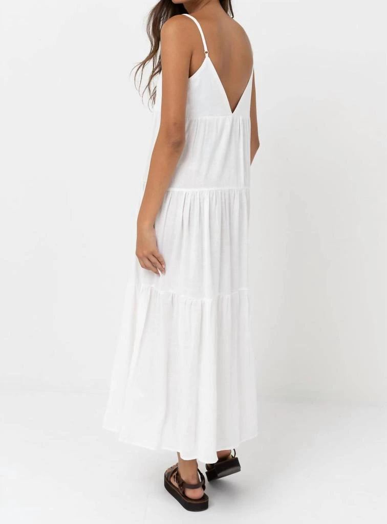 chinese dress ladies Umgee Linen Blend Tiered Midi Dress--Black – Lilly Abigails Boutique main image 0