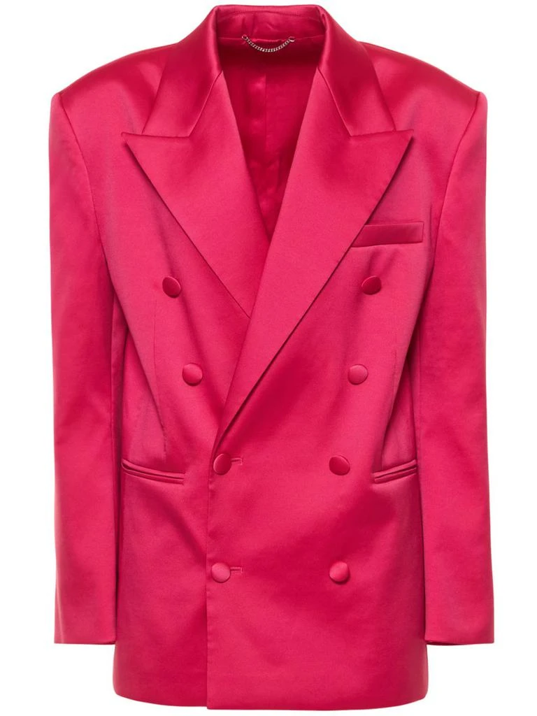 Magda Butrym Double Breasted Satin Blazer 1