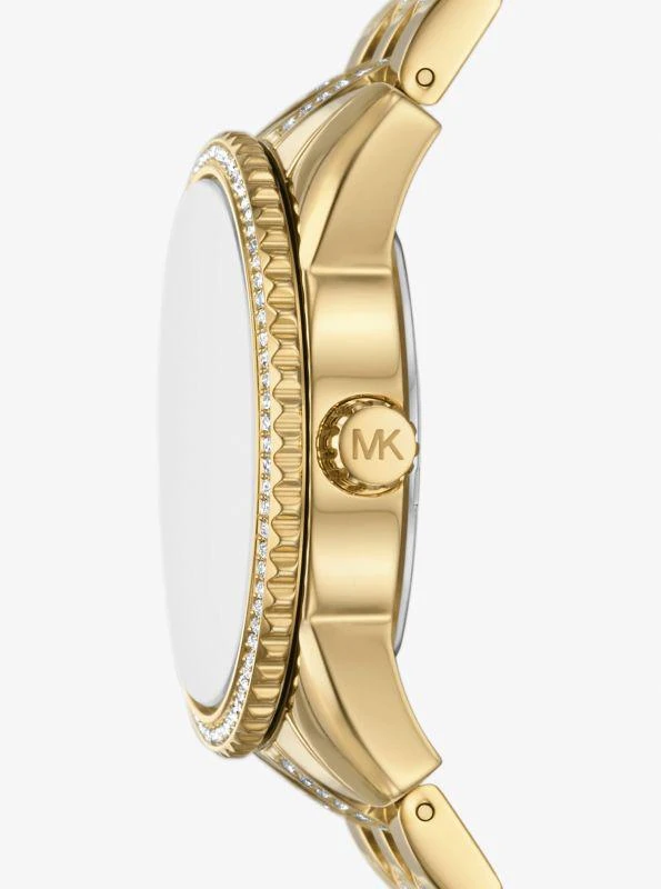 undefined Mini Bryant Pavé Logo Gold-Tone Watch 2