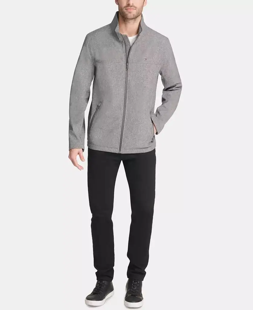 Tommy Hilfiger Men's Soft-Shell Classic Zip-Front Jacket 4