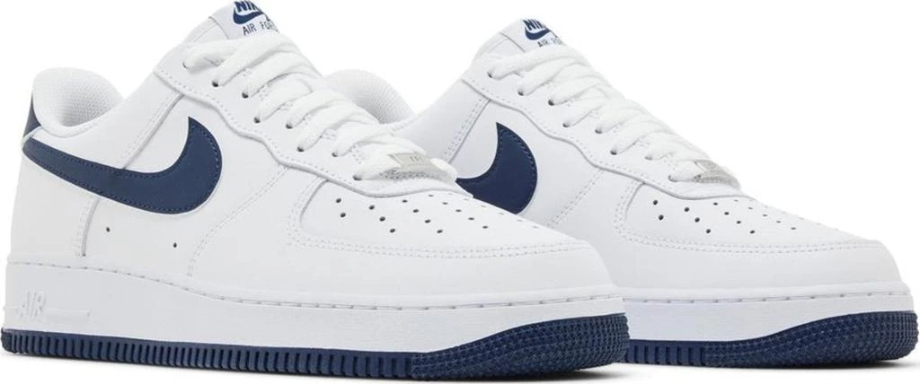 NIKE Air Force 1 '07 White Midnight Navy 4