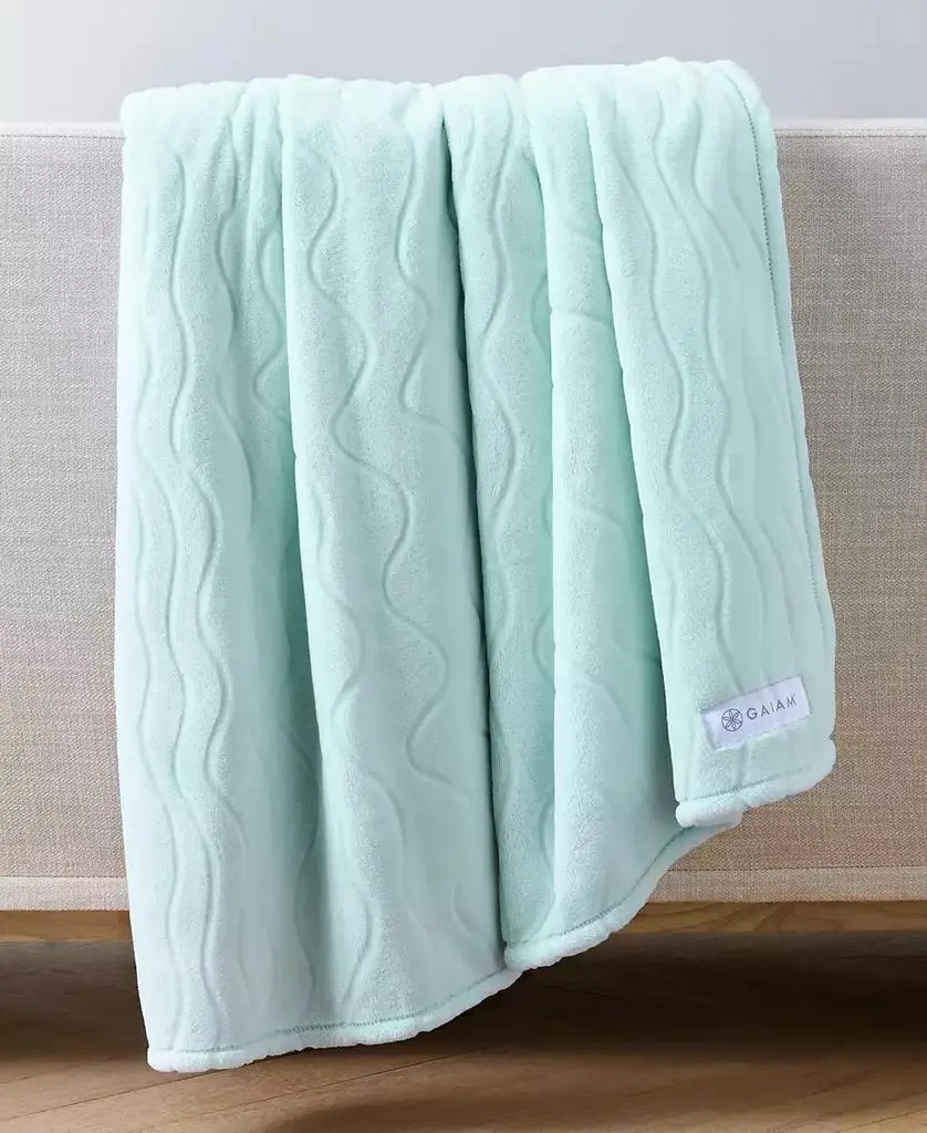 Gaiam Velvetloft Ultra-Soft Plush Throw, 50" x 60"