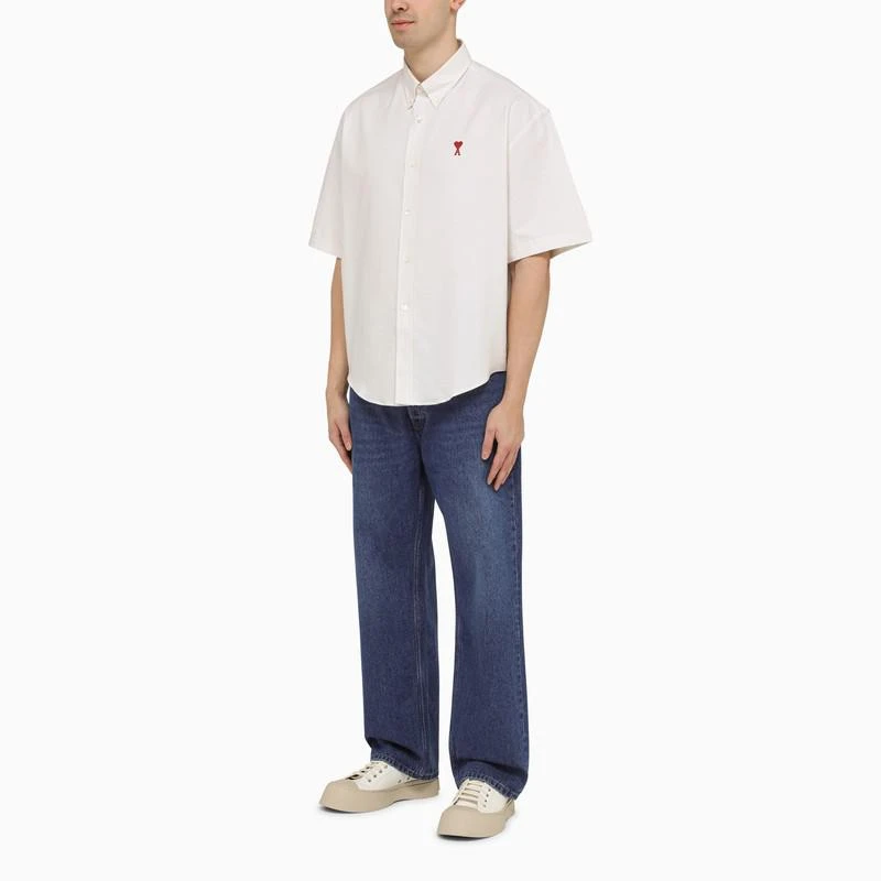 AMI Blue regular denim jeans 2