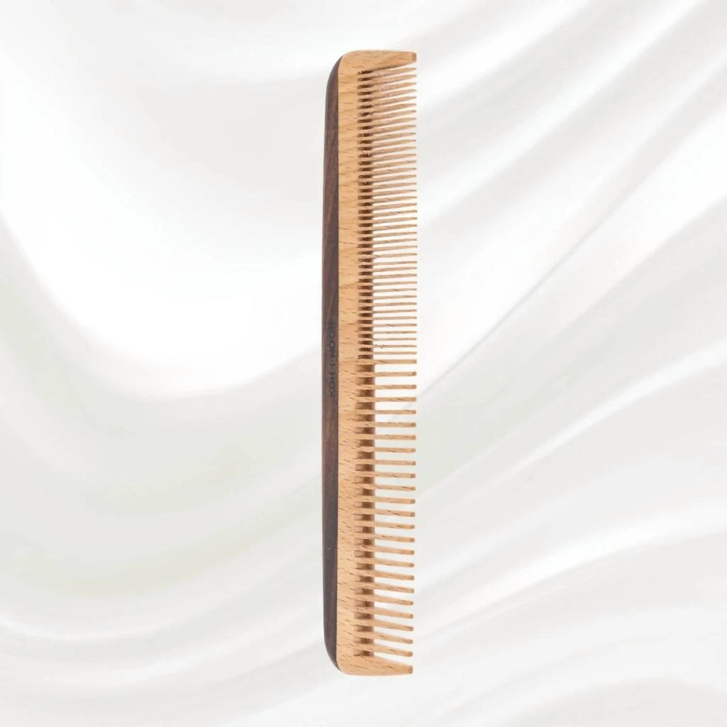 Koh-I-Noor Beauty USA Koh-I-Noor Beauty Usa - Women
s Legno Beech And Kotibe Wood Wide And Close Spread Tooth Comb 4
