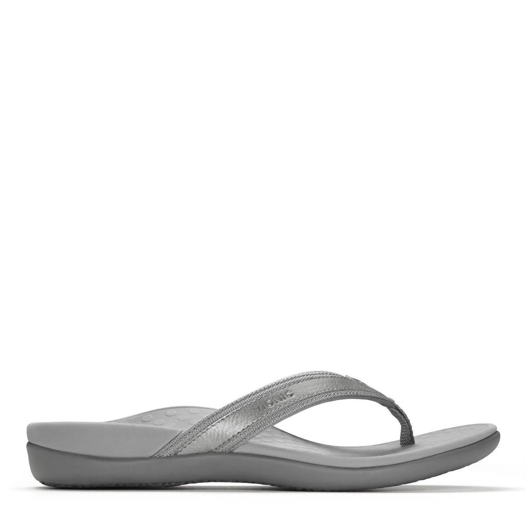 Vionic Women's Tide Ii Sandal - Medium Width In Pewter Metallic