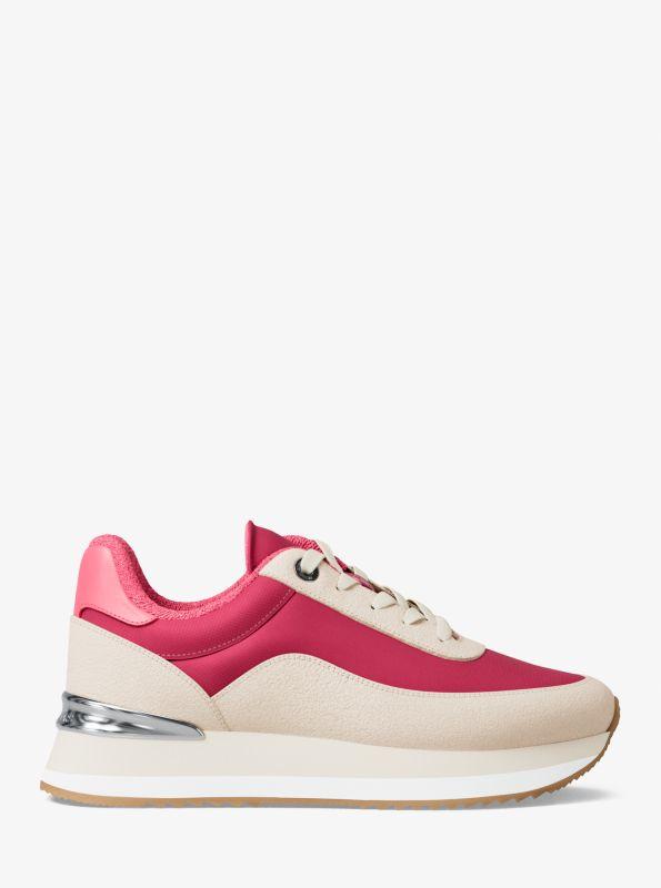 Michael Kors Hattie Mixed-Media Trainer