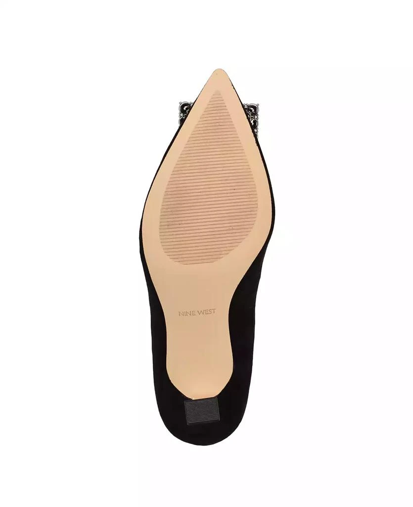 Nine West Women's Jaquee Pointy Toe Embellished Dress Pumps 5