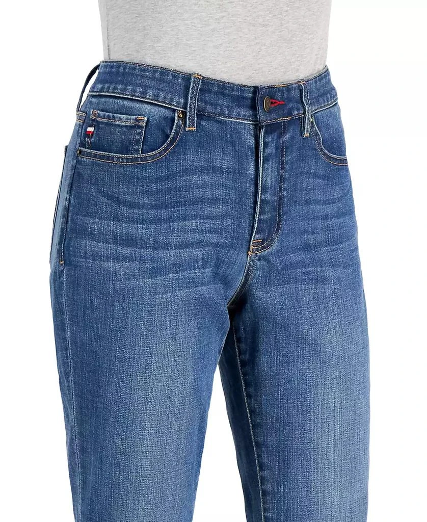 Tommy Hilfiger Women's Tribeca TH Flex Straight-Leg Jeans 4
