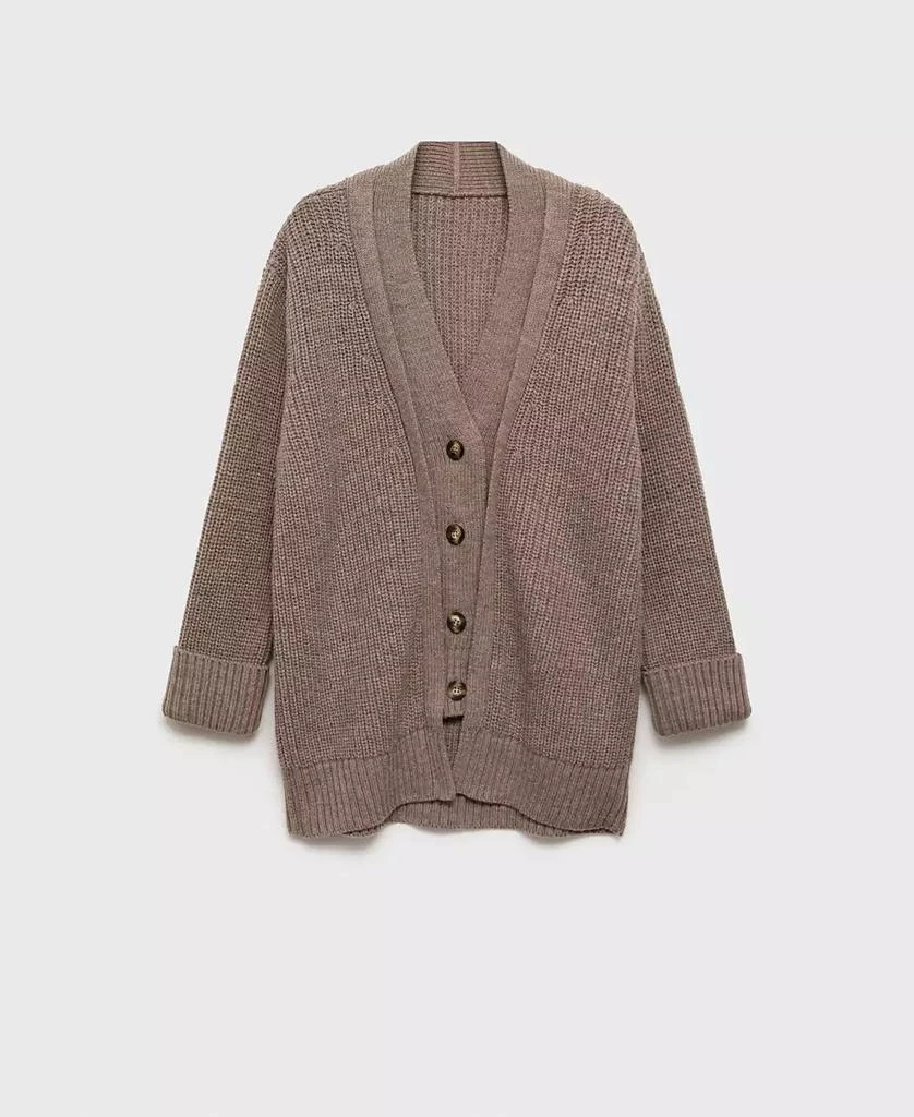 Mango Women's Buttons Detail Oversized Cardigan 1