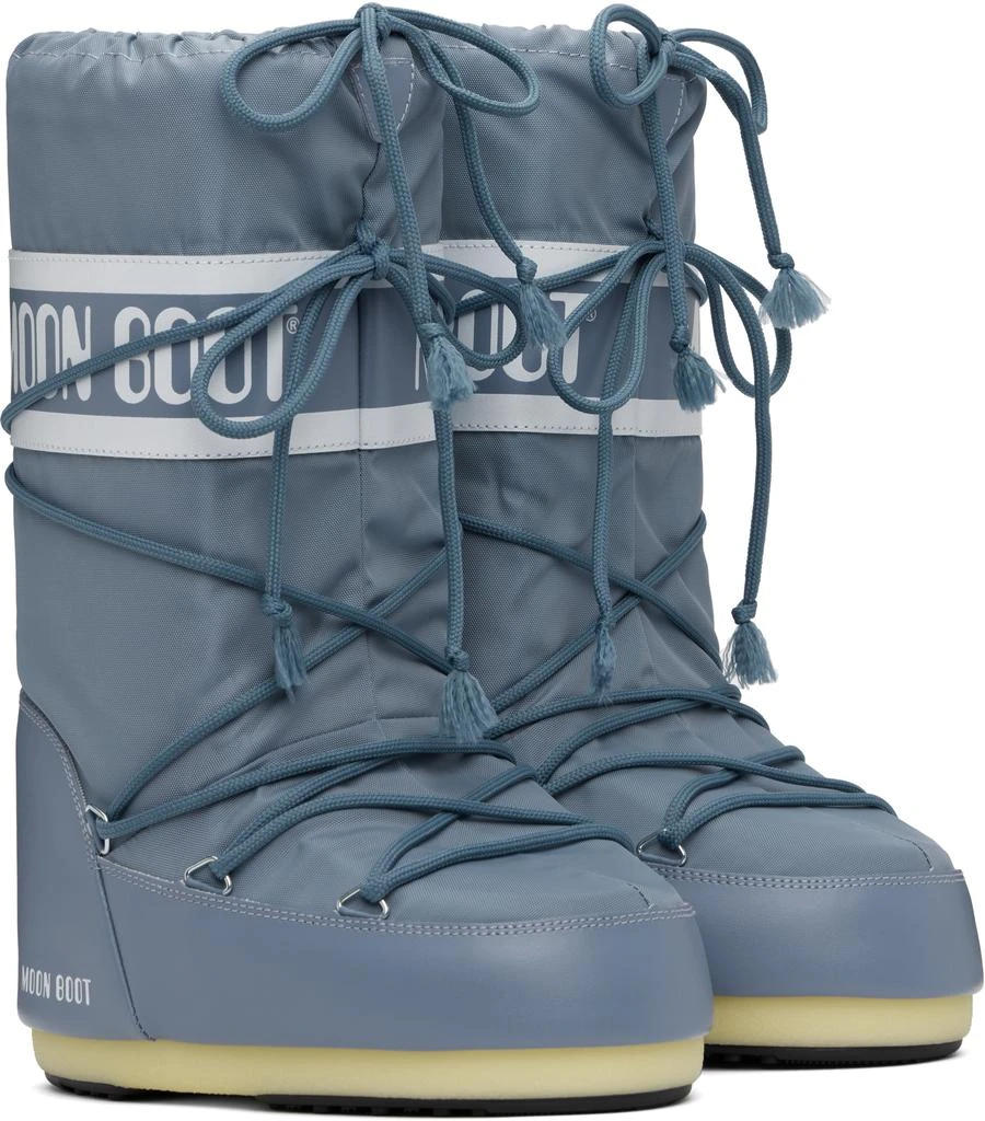 Moon Boot Blue Icon Nylon Boots 4