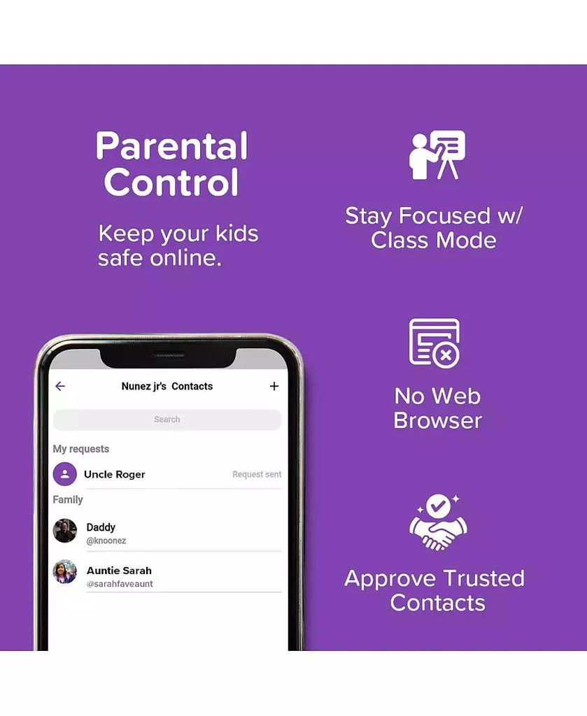 myFirst Fone R2 (Mixed Berries) Kids Smartwatch Phone with GPS Tracker, Video Calls, Messaging, SOS Button, eSIM Technology - Gift For Boy Ages 5-12 (US
CA) 4