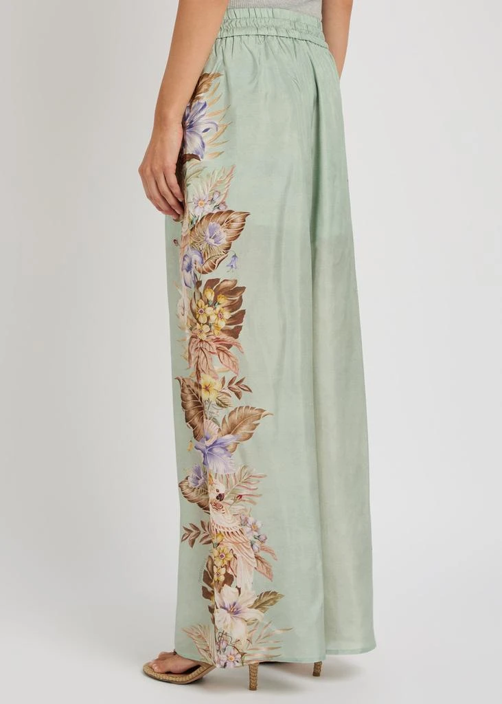 Zimmermann Coco floral-printed silk trousers 3