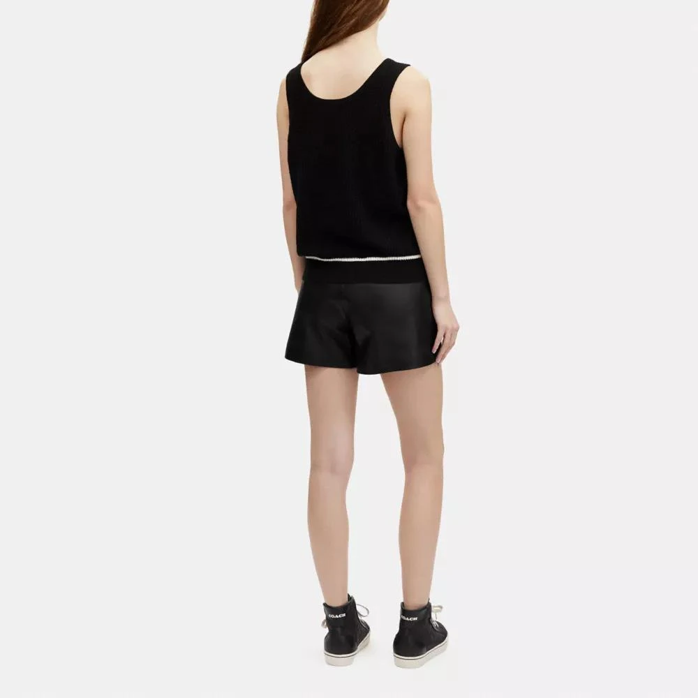 Coach Leather Shorts 3