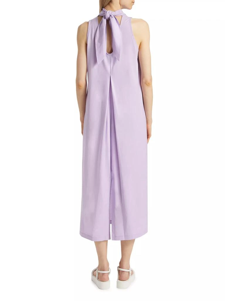 Issey Miyake Cotton Jersey Draped Maxi Dress 5