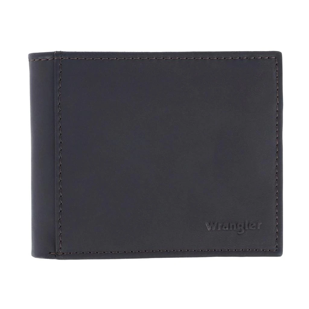Wrangler Men's Leather Bifold Wallet 1