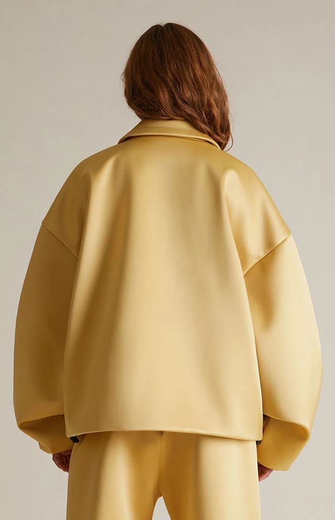 Essentials Women's Amber Satin Bomber Jacket 4