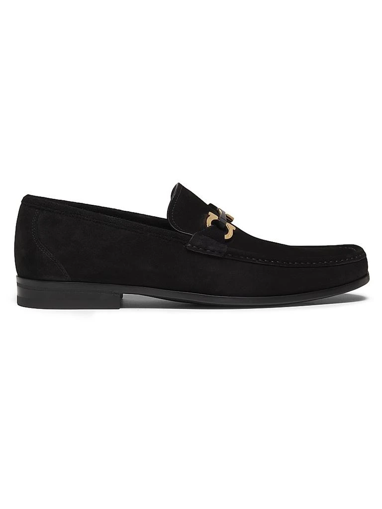 Salvatore Ferragamo Grandioso Suede Loafers 1
