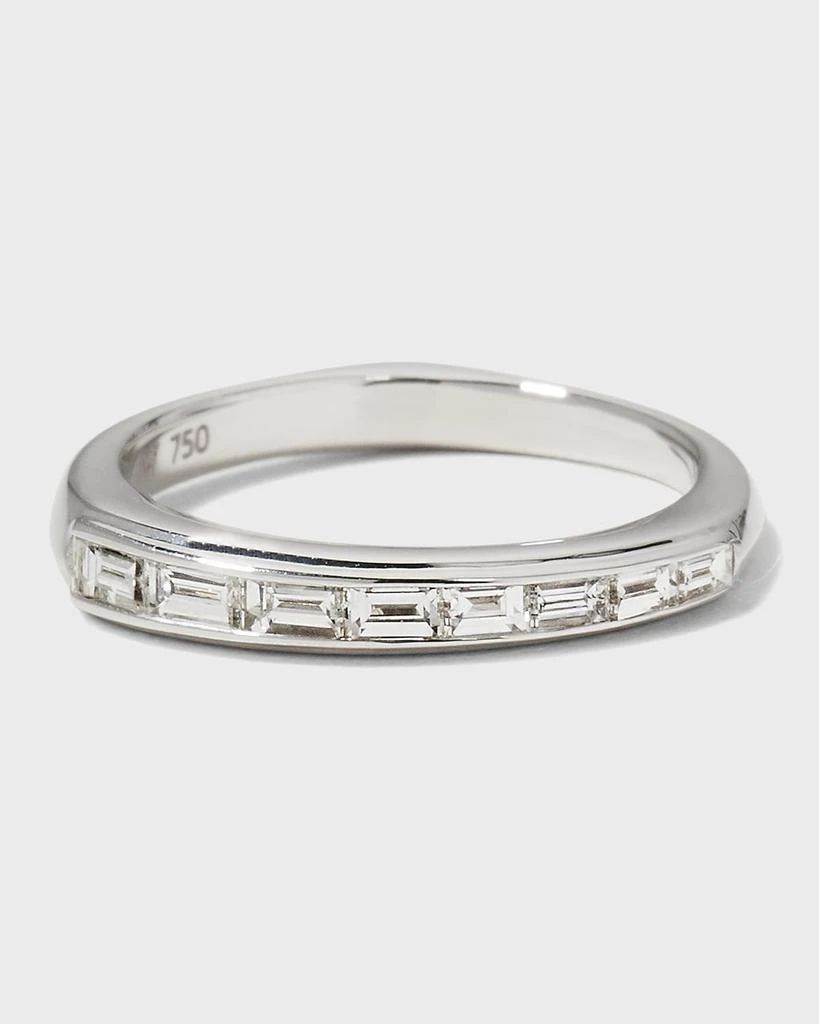 Stephen Webster Baguette Stack Ring with Diamonds and White Gold 1