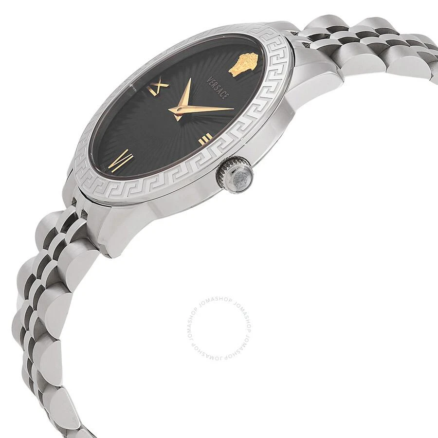 Versace Greca Signature Quartz Black Dial Ladies Watch VEVC00419 2