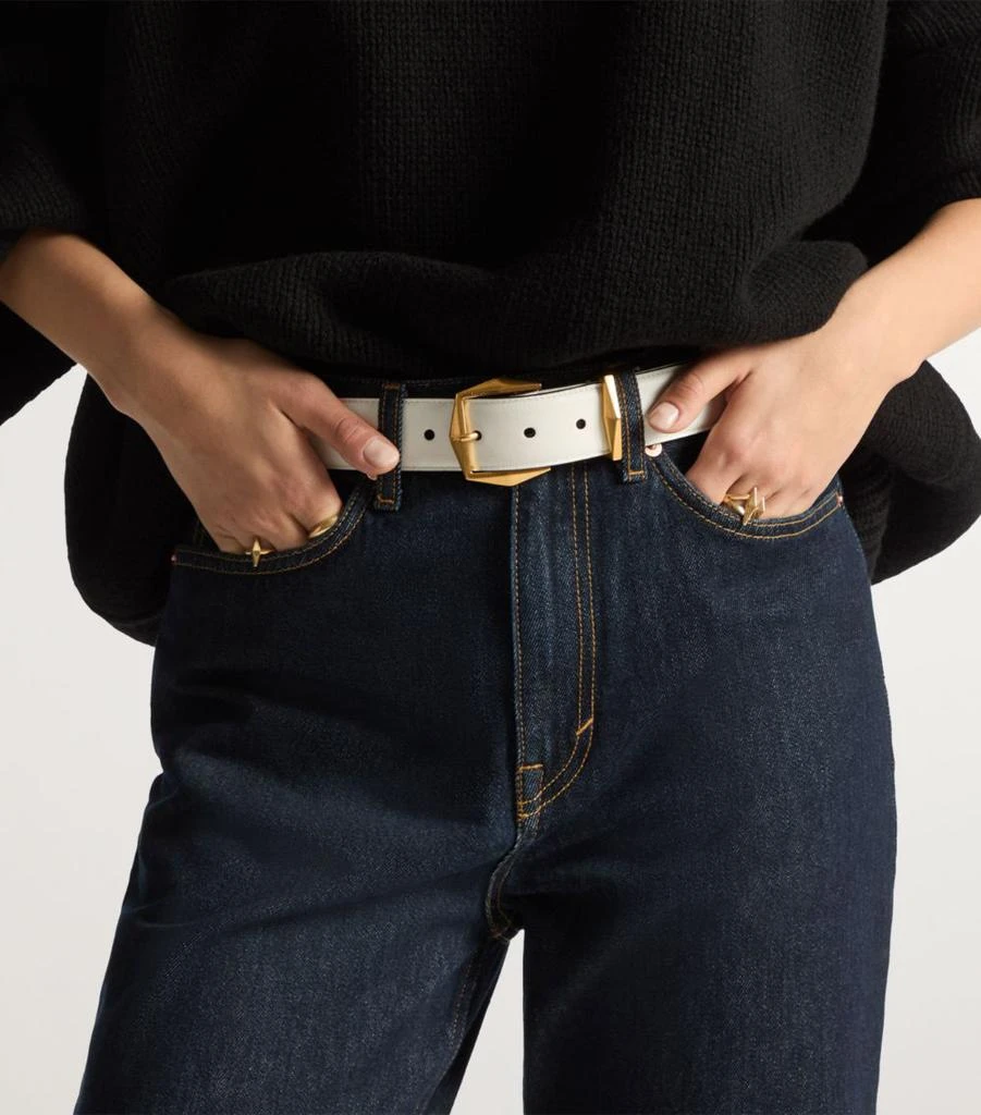 Jimmy Choo Diamond-Motif Belt 2