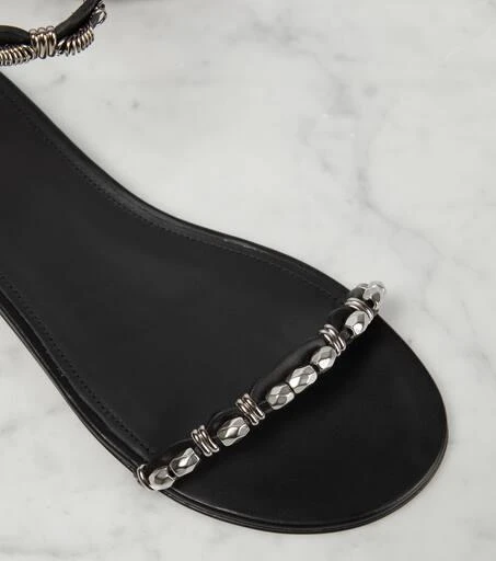 Isabel Marant Embellished leather sandals 6