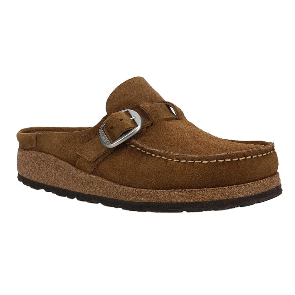 Birkenstock Buckley Suede Moc Toe Footbed Clogs 2