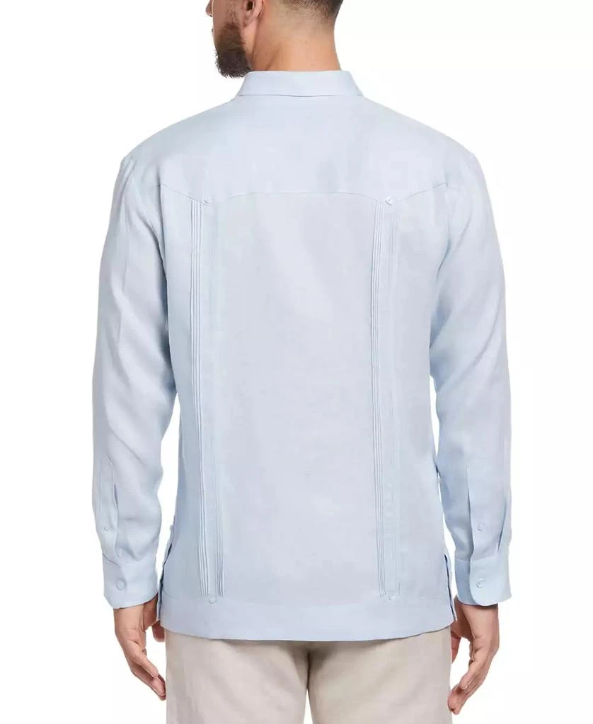 Cubavera Men's 100% Linen Long Sleeve 4 Pocket Guayabera Shirt 2