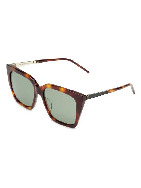Yves Saint Laurent 56MM Cat Eye Sunglasses 2