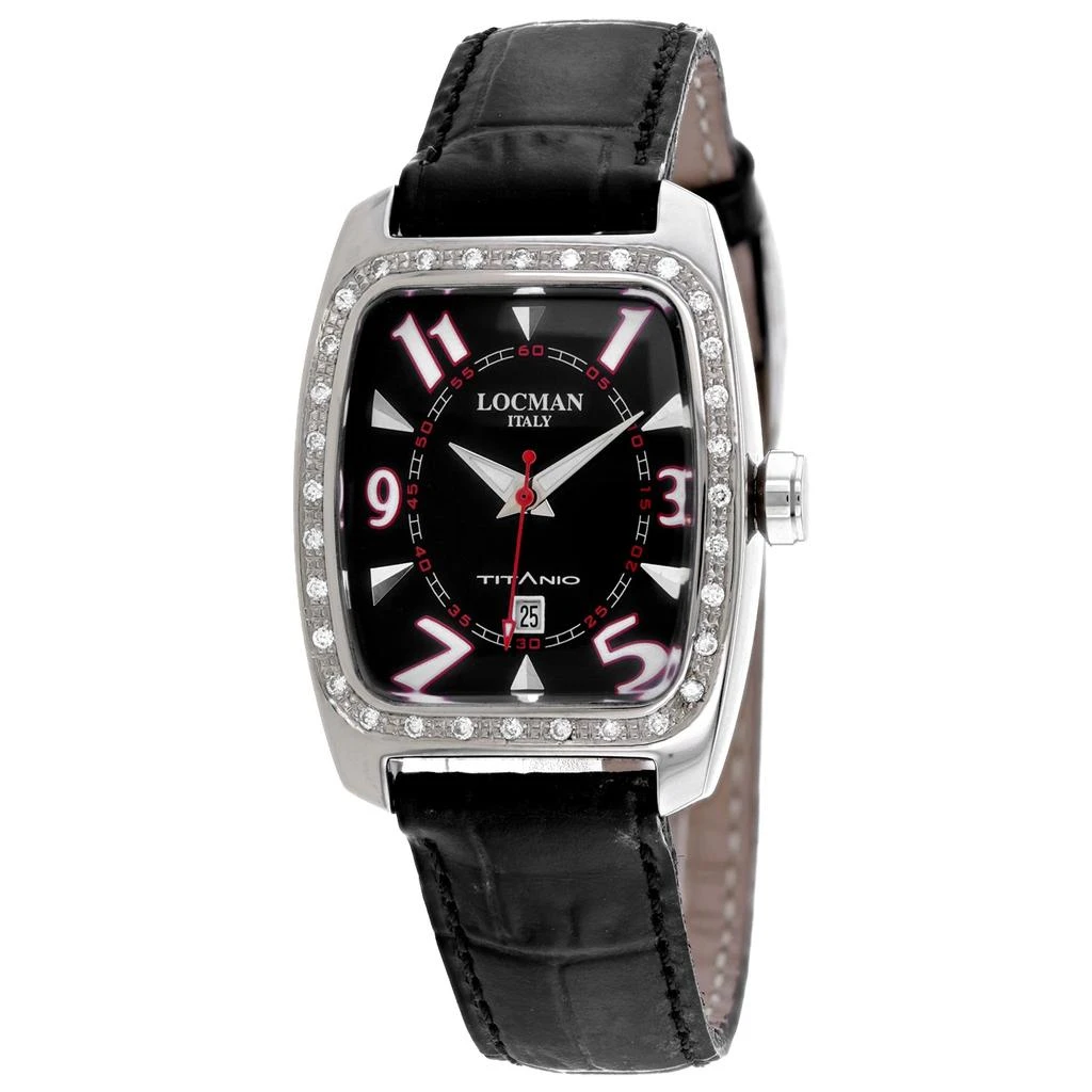 Locman Women's Titanio Black Dial Watch 1