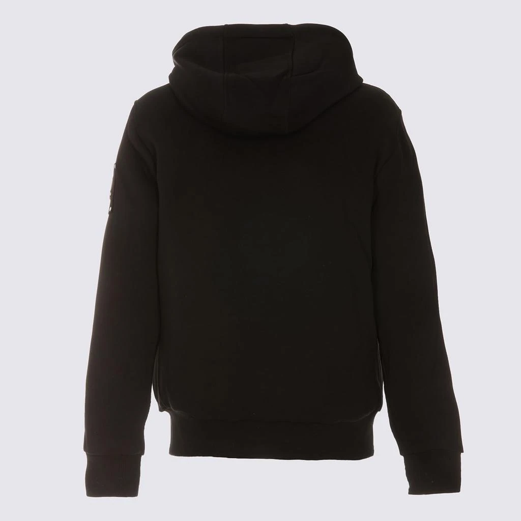 Moose Knuckles Black And White Fur Cotton Blend Jacket 2