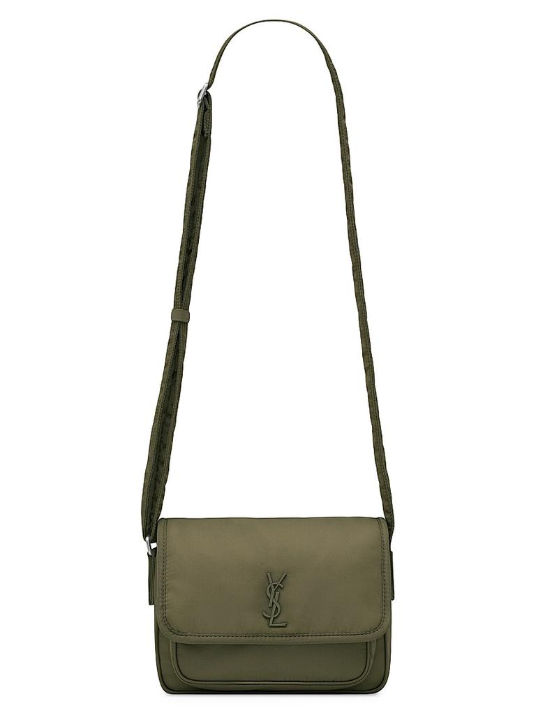 Yves Saint Laurent Dark Blue Nylon Niki Crossbody Bag