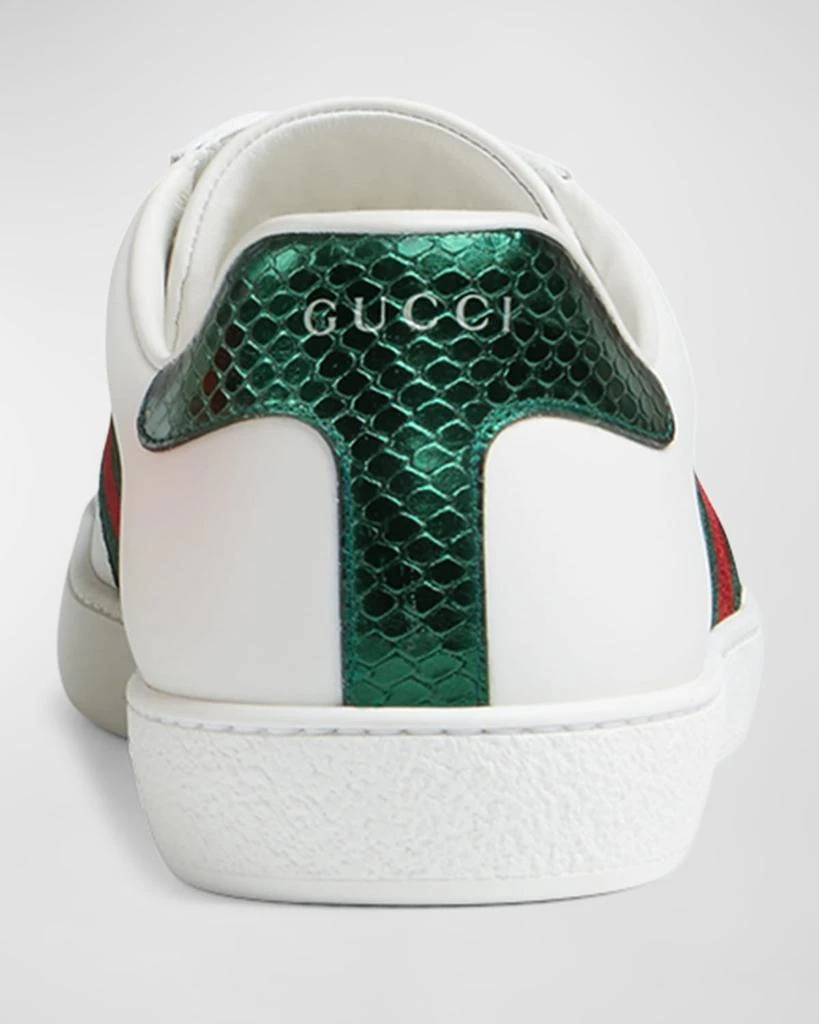 Gucci Men's New Ace Embroidered Low-Top Sneakers 3