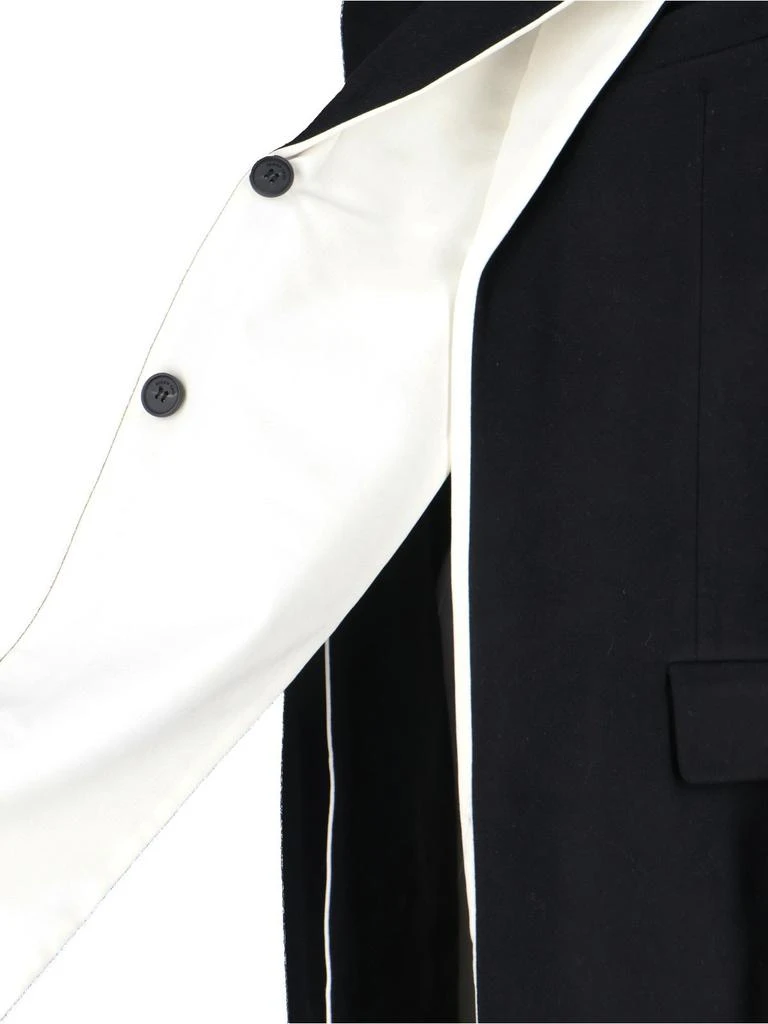 Eudon Choi Eudon Choi Contrast Lapel Belted Coat 4