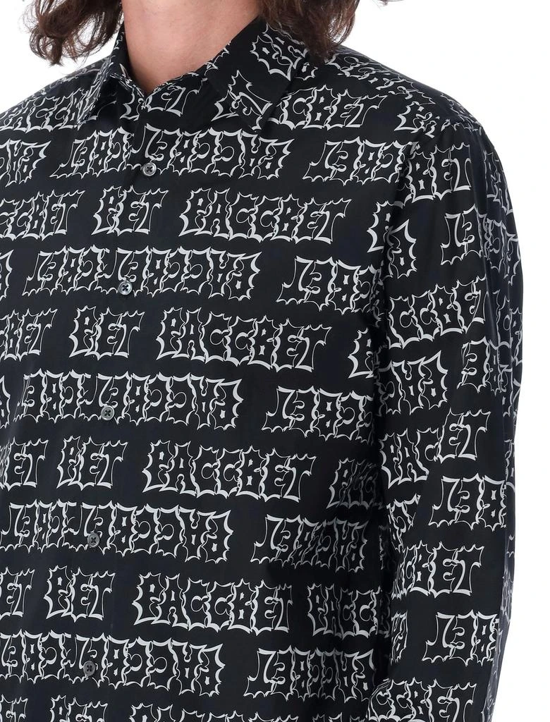 PACCBET PACCBET Graphic-Printed Long-Sleeved Buttoned Shirt 4