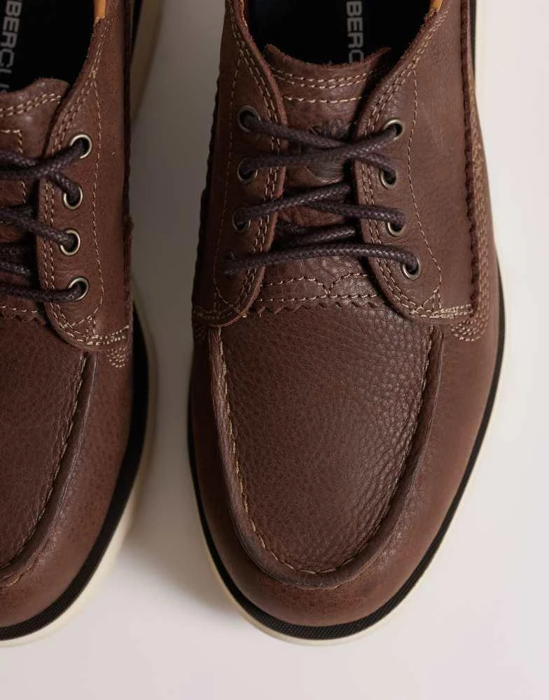 Timberland Timberland Britton Mills lace up shoe in dark brown full grain 2