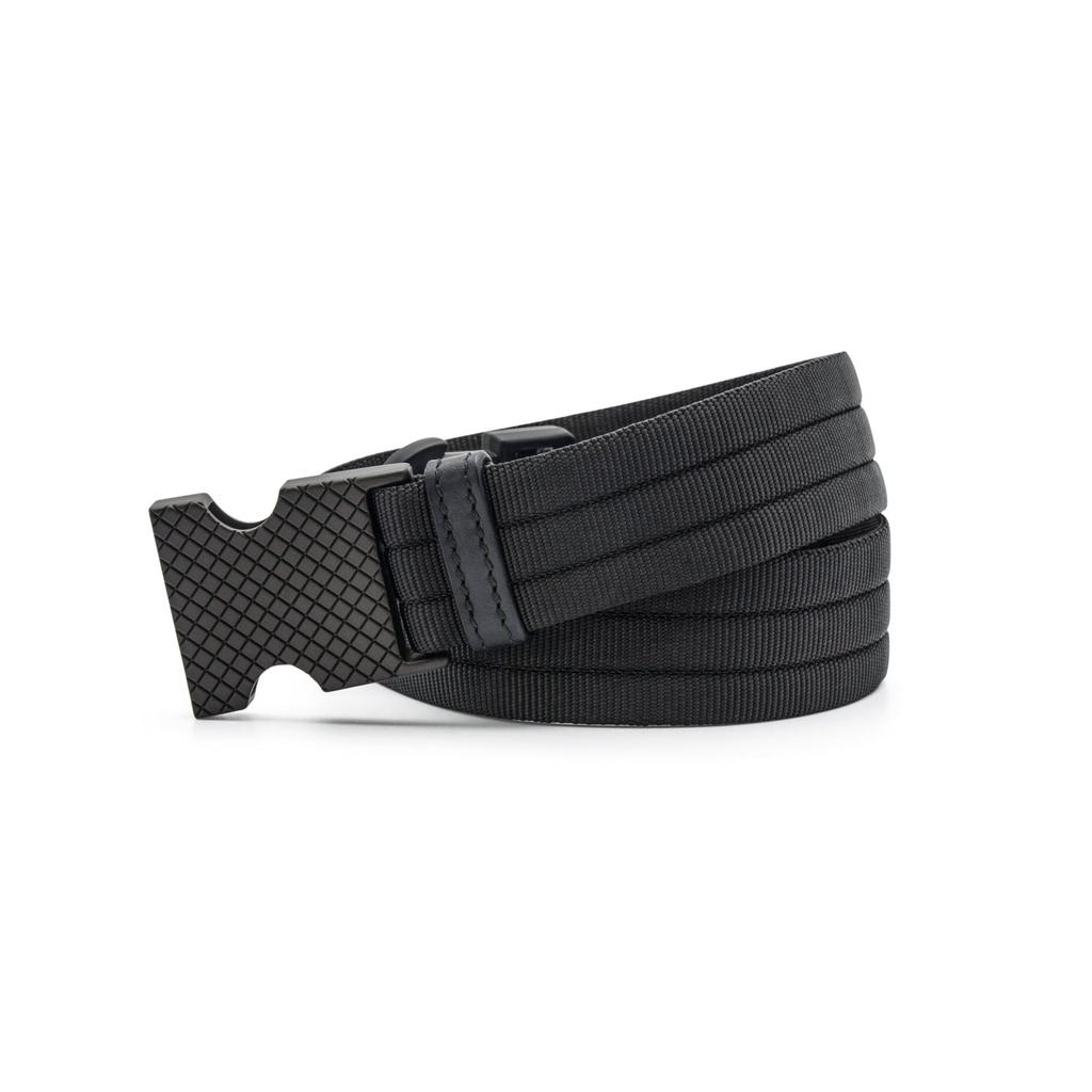 Shop Black Double Square Buckle Belt on Sale at BeyondStyle – Get