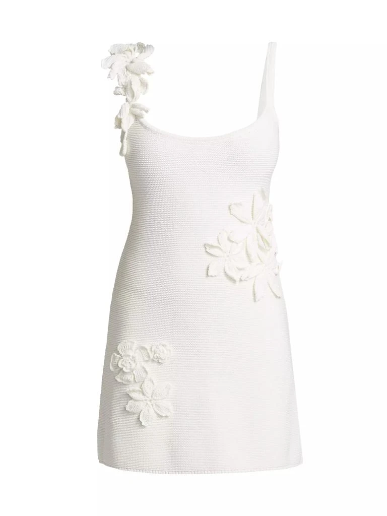AMUR Deedra Floral Appliqué Minidress 1