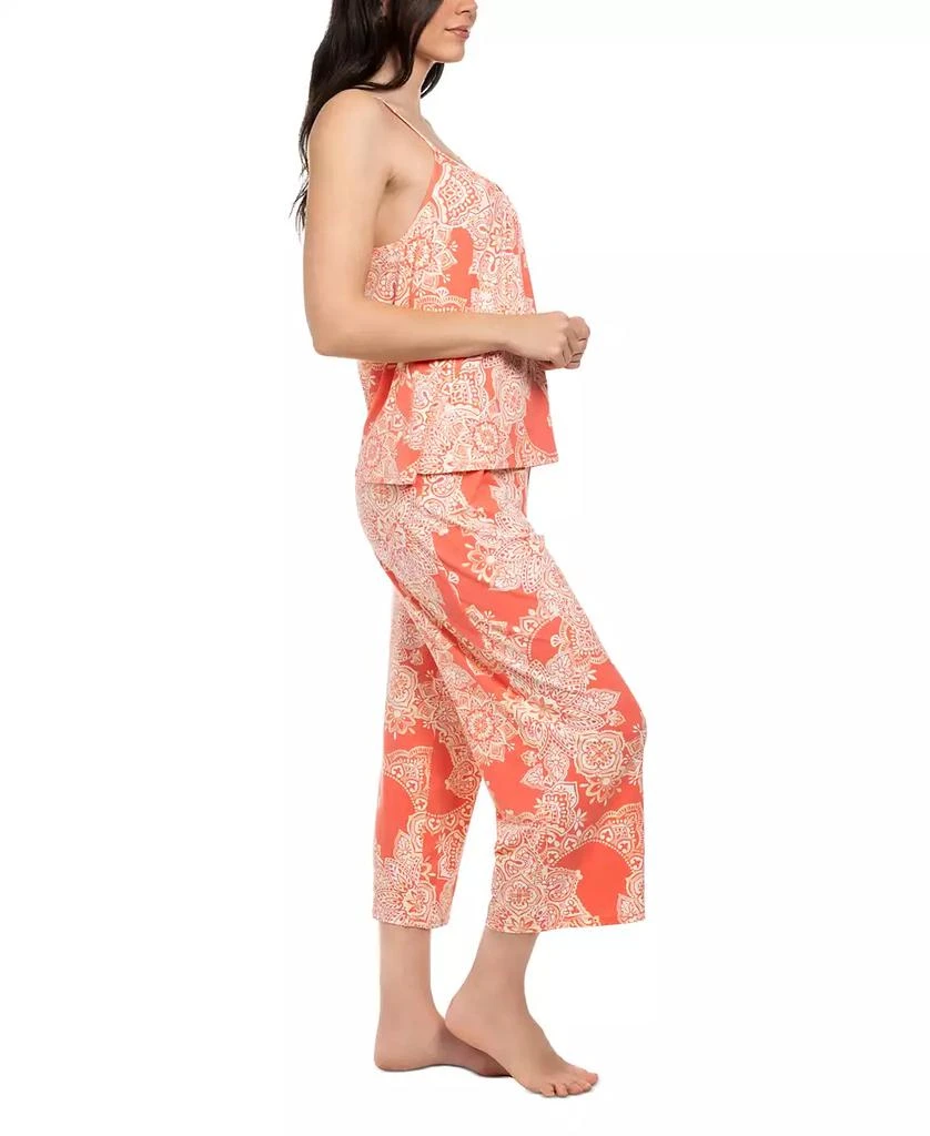 Linea Donatella Women's Paisliegh Cropped Pajama Set 3